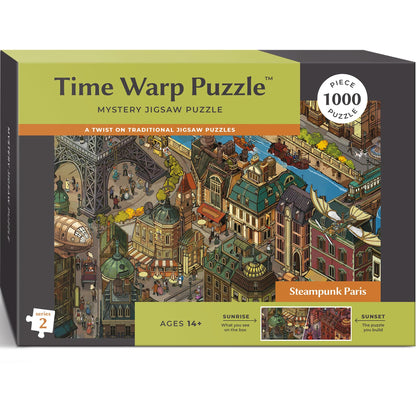 Time Warp Puzzle - Steampunk Paris - 1000 Piece Jigsaw Puzzle for Adults