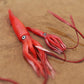 Gemini&Genius Squids Marine Animal World Toys, Realistic Hand Painted Squid and Cub Set Ocean Action Figures Beach, Bath, Swimming Toys for Kids Role