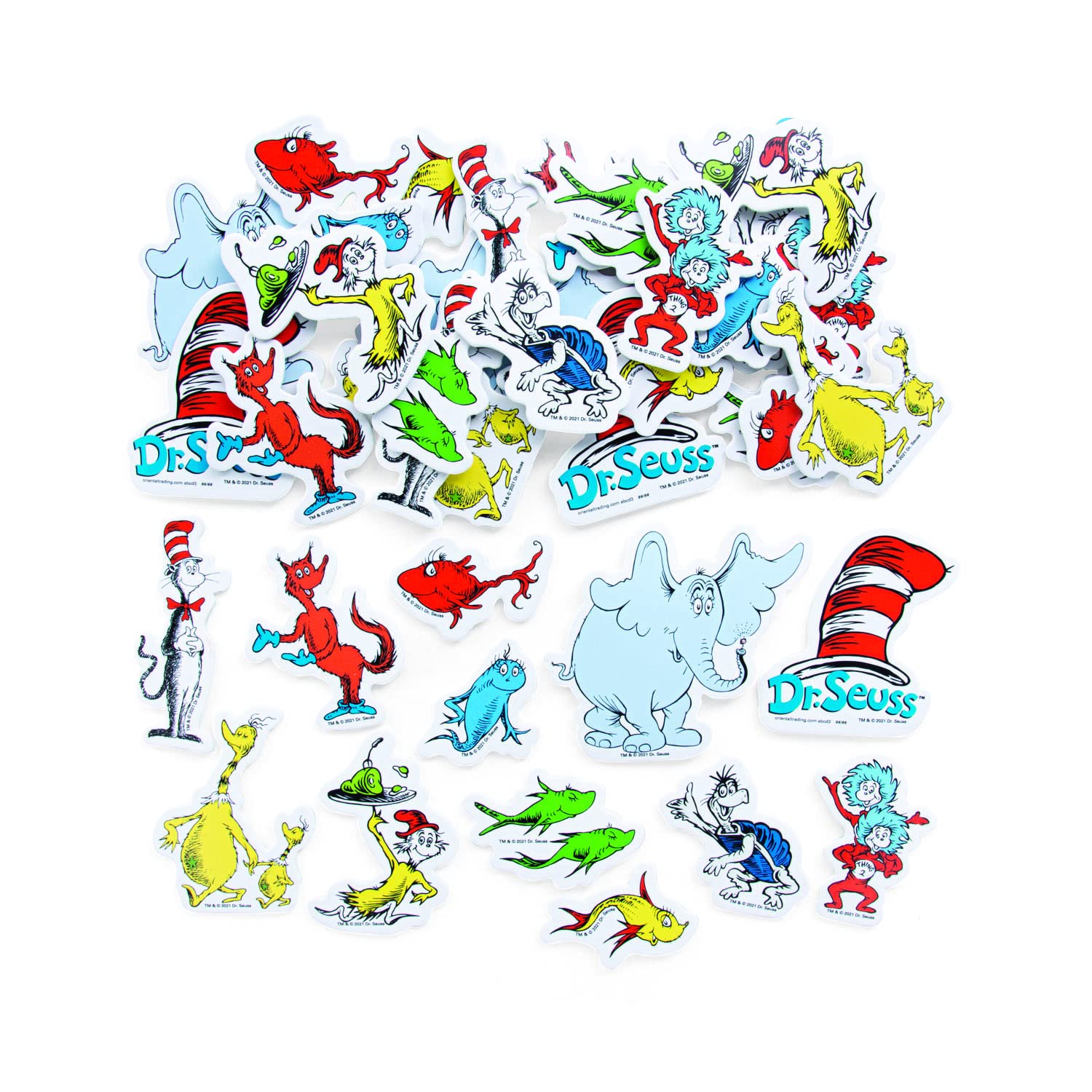 Fun Express Foam Stickers for Kids Bulk 72 Pack