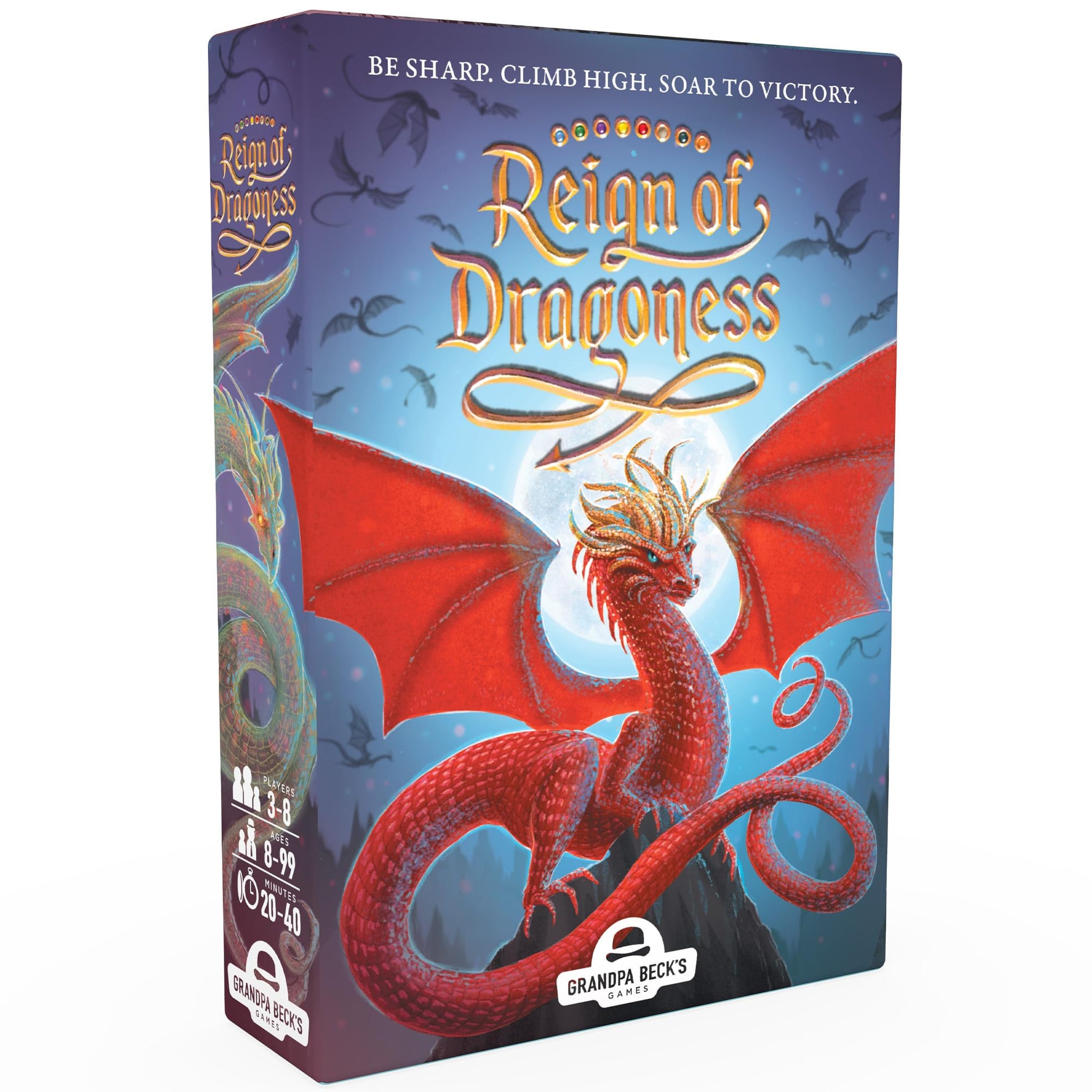 Grandpa Beck's Games Reign of Dragoness Card Game | A Strategic Hand Elimination Card Game | from The Creators of Cover Your Assets & Skull King | 3-8