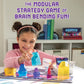 MindWare Geonyx Single-Player Logic Game, Crystal-Shifting Brain Teaser Puzzle with Progressive Challenges for Critical Thinking and Spatial