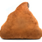 YINGGG 32cm Poop Plush Pillow Round Triangle Emotion Cushion Cute Decorative Stuffed Toy Brown Present for Kids and Friends