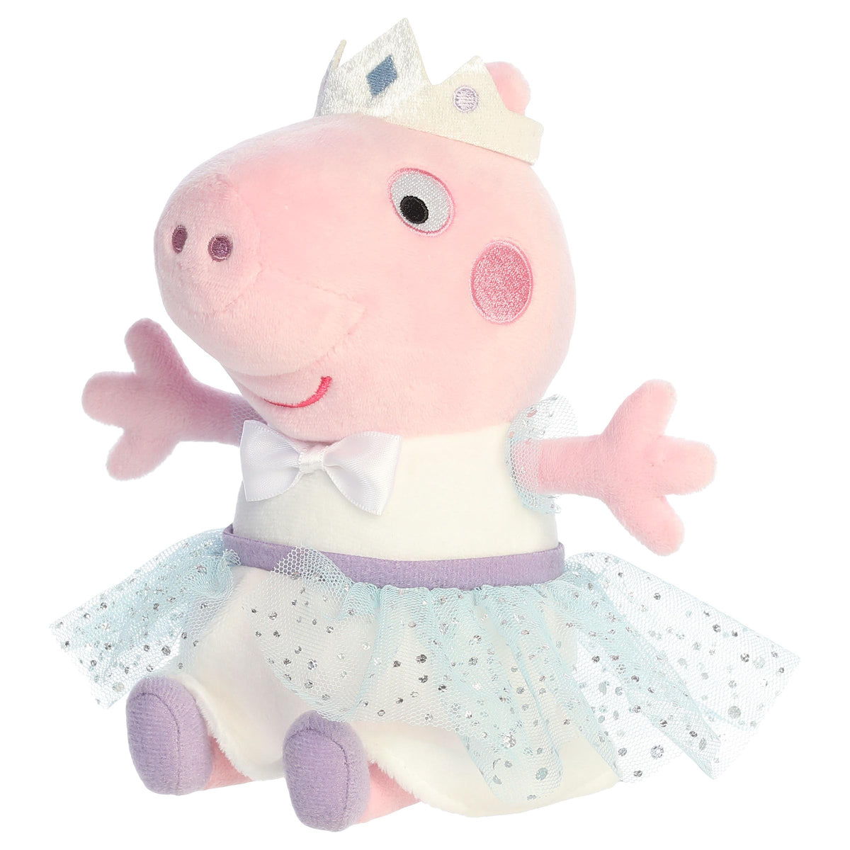 Aurora Peppa Pig 6.5" Peppa Pig Princess Playful Plush