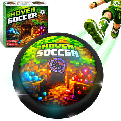 ZHIPAL Pixel Mine Adventure Craft Toys Design Hover Soccer Ball Indoor Football Game,Birthday Gifts for Kids,Age 3 4 5 6 7 8-12 Year Old Boys,LED