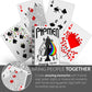 Unique Playing Cards, White Deck of Cards, Cool Pipmen Cards with Free Card Game eBook, Premium Poker Cards, Unique Kids Playing Cards for Children