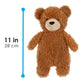 Kids Preferred 11 Inch Teddy Bear Brown Soft Plush Stuffed Animal Toy Gift for Kids and Toddlers - Carter's Squishy Bear