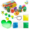 JOYIN 8 Pcs Easter Science Experiment Eggs, Colorful Eggs Prefilled with Science Activity Kit, Easter Hunt, Basket Stuffer Filler, Party Favor, STEM