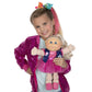 Cabbage Patch Kids, JoJo Siwa Doll, 14”, Plush-Toy, Includes Sparkly Dress, Vest with Patches, Giant Hair Bow - with Birth Certificate, Birthdate