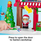 Fisher-Price Little People Toddler Toys Christmas Wonderland Gift Set with Santa Elf & Reindeer Figures for Ages 1+ Years (Amazon Exclusive)
