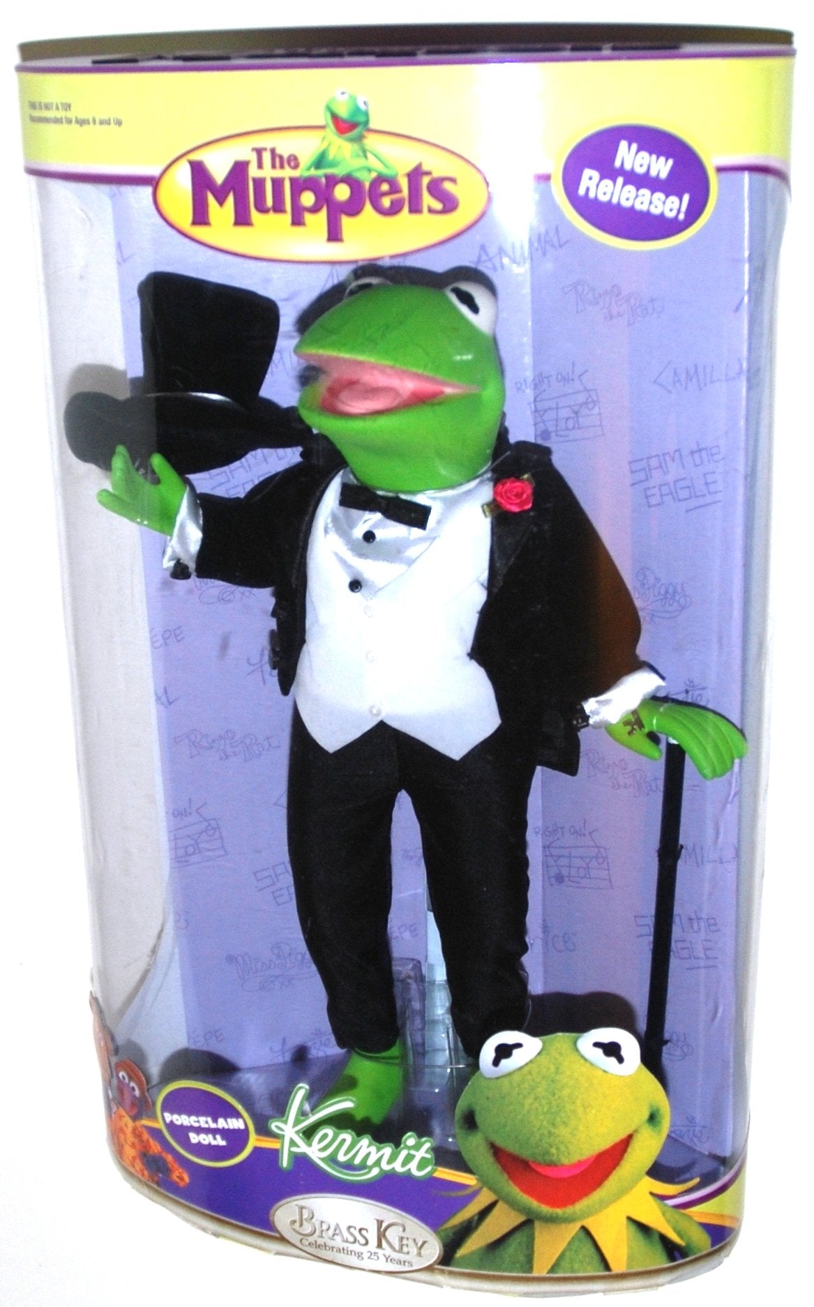 The Muppets; 12" Kermit (Porcelain Doll)