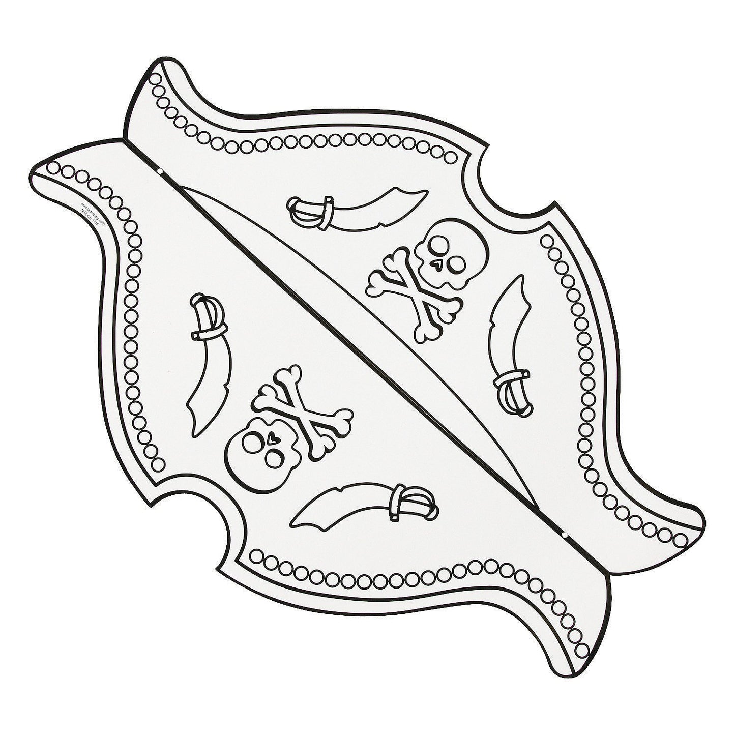 Color Your Own Pirate Hat 1Dz - Crafts for Kids and Fun Home Activities