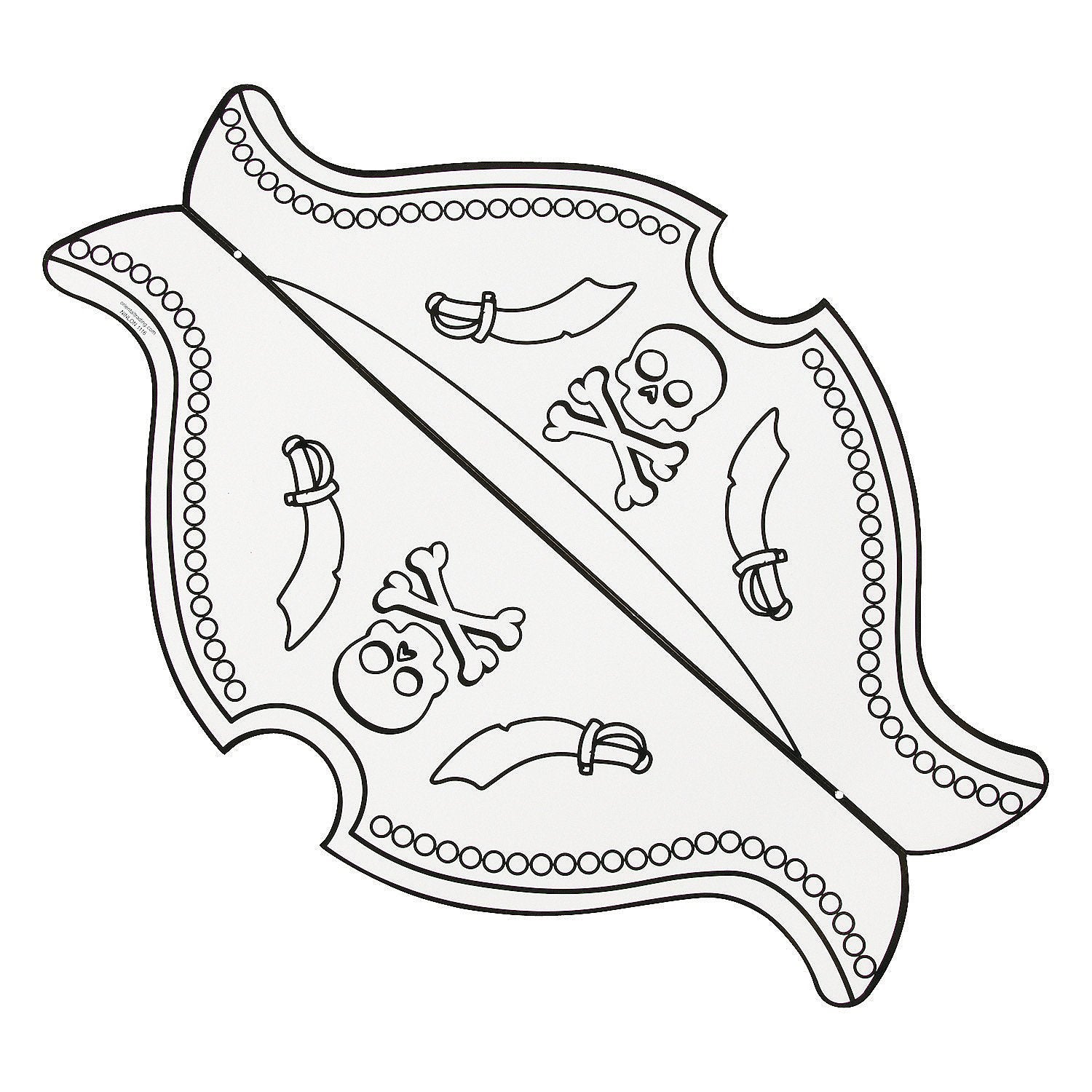 Color Your Own Pirate Hat 1Dz - Crafts for Kids and Fun Home Activities