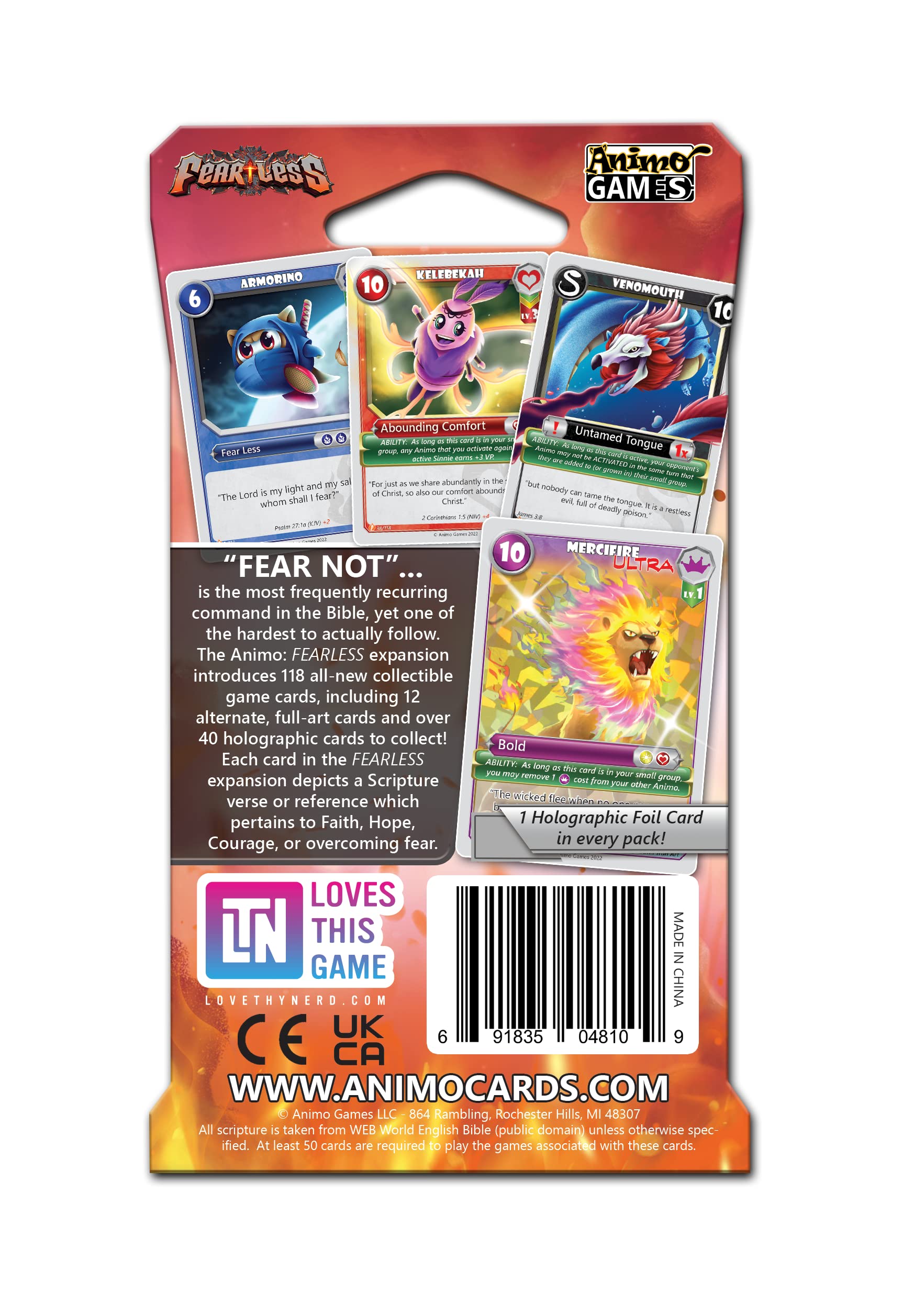Animo: Fearless Booster Pack