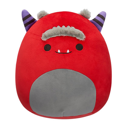 Squishmallows Original 12-Inch Jeb Burgundy Monster - Official Jazwares Plush (Medium-Sized)