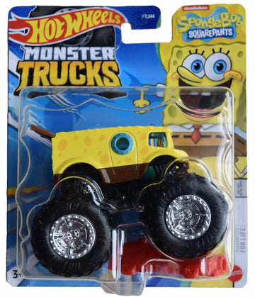 Matchbox Hot Wheels Monster Trucks Spongebob, Connect and Crash Car 1:64 Scale die cast