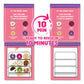 Scent Masters Water Magic (2Pack - Cupcake and Donut) - Patented Gourmet Scented Reusable Water Reveal Activity Pads - No Mess, All Fun by Scentco