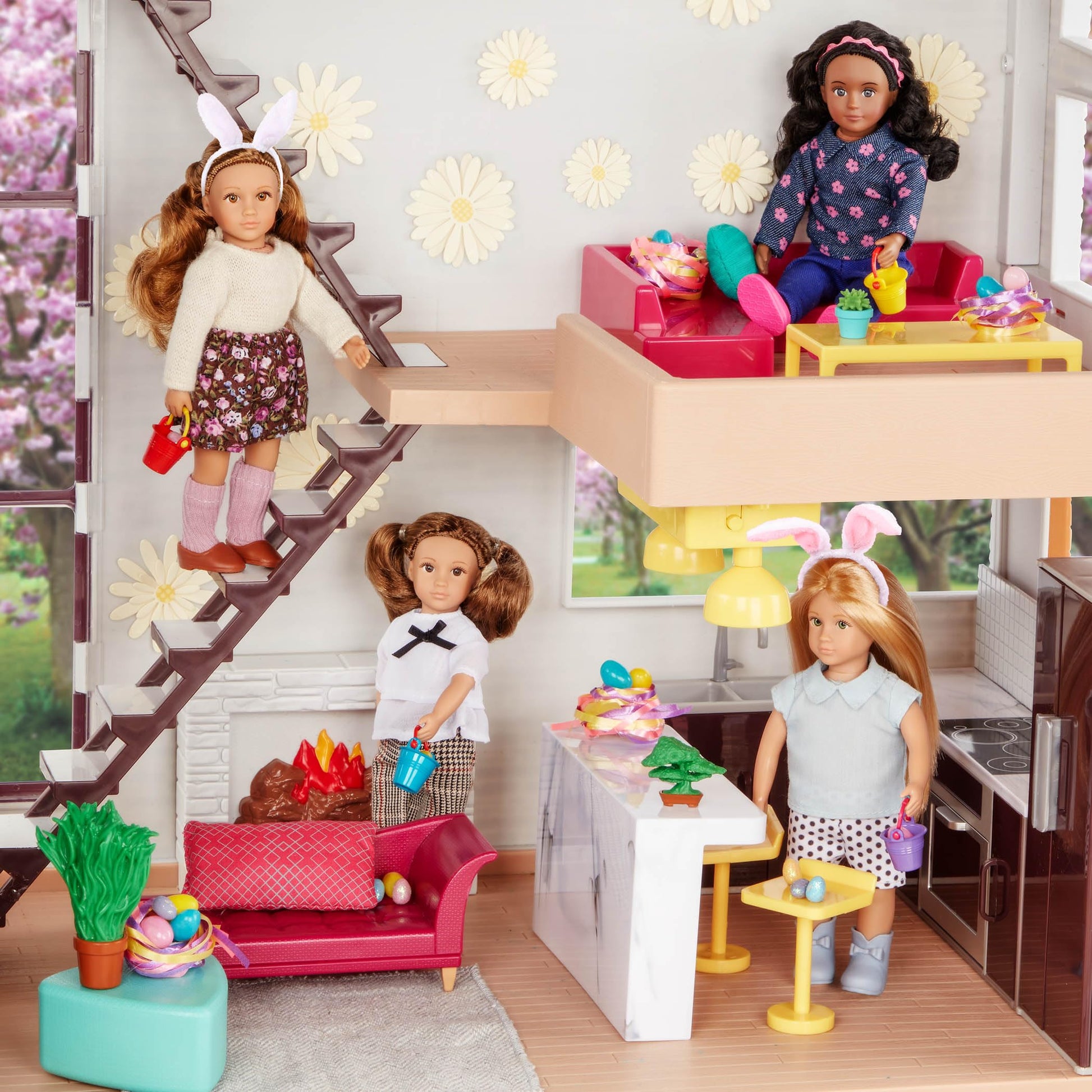 Lori Dolls - Eliza - Mini Doll - 6-inch Fashion Doll - Clothes & Accessories - Top, Shorts, Shoes, Hat - Toys for Kids - 3 Years +