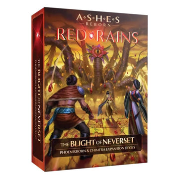Plaid Hat Games Ashes Reborn: Red Rains The Blight of Neverset Expansion Decks - Phoenixborn & Chimera Set for 1-2 Players, Ages 14+ - Requires Corpse