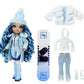 Rainbow High Winter Break Skyler Bradshaw - Blue Fashion Doll and Playset with 2 Designer Outfits, Snowboard Accessories