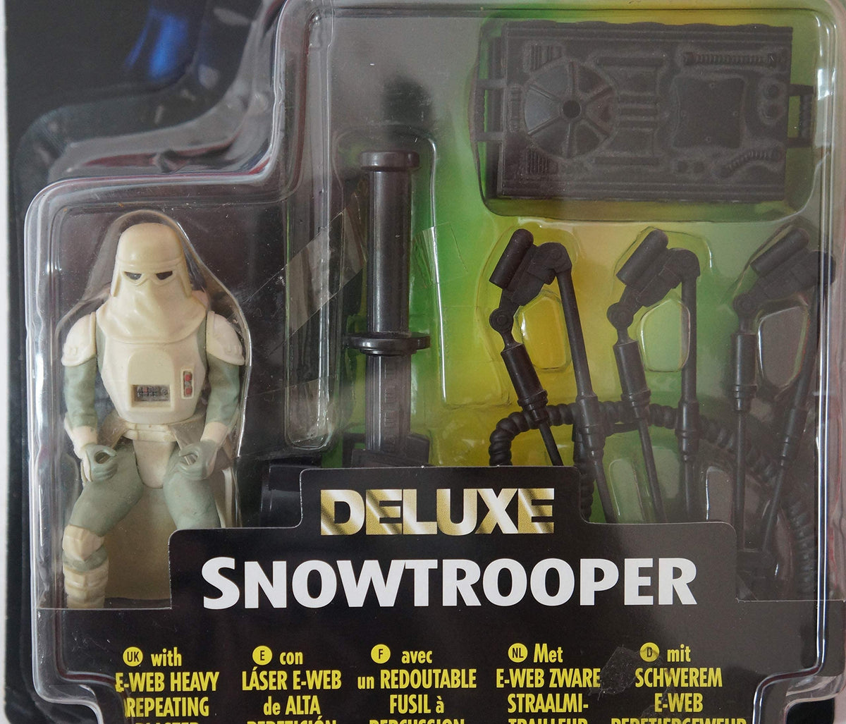 Star Wars Deluxe Snowtrooper with E-Web Heavy Repeating Blaster Action Figure