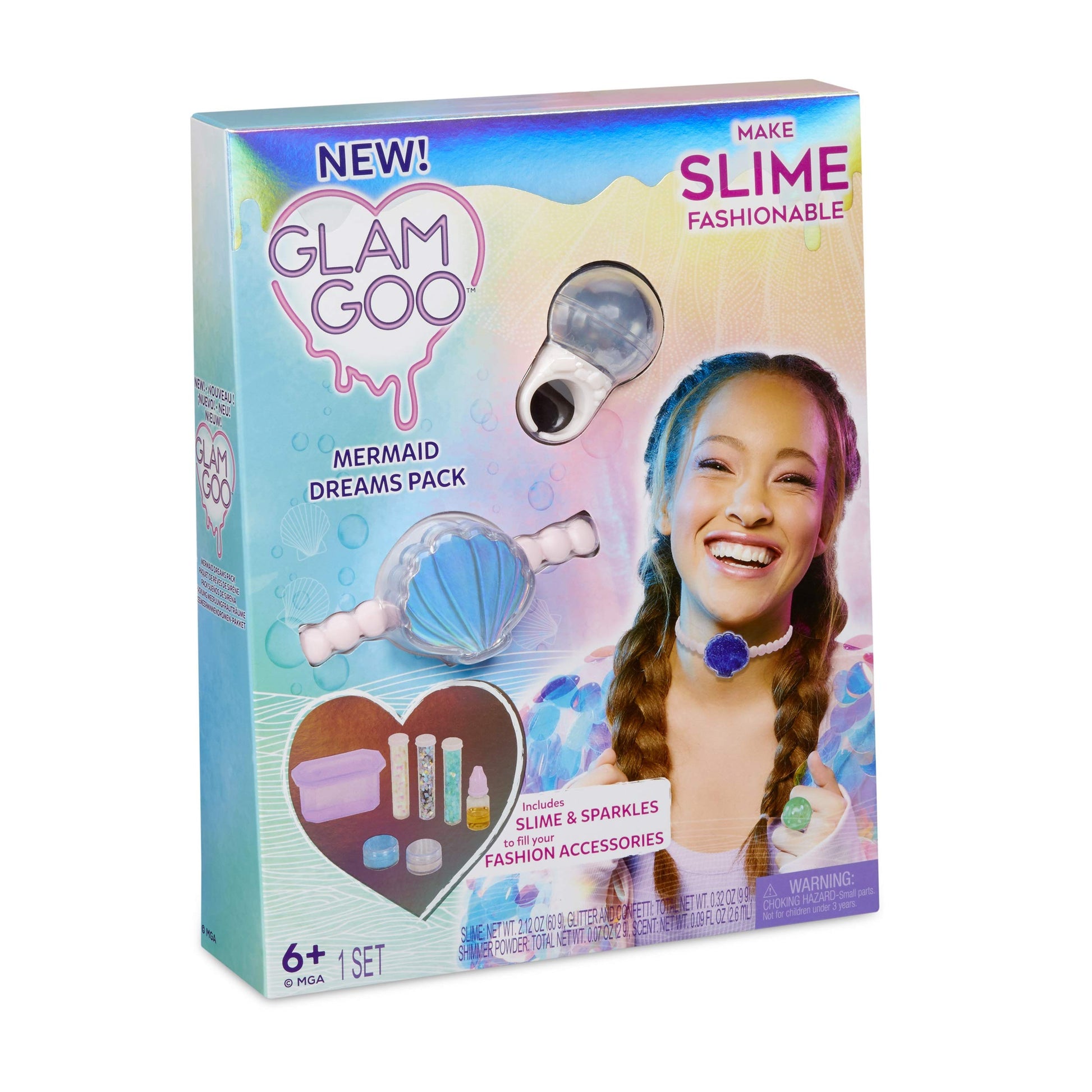 Glam Goo Mermaid Dreams Pack with Slime & Accessories