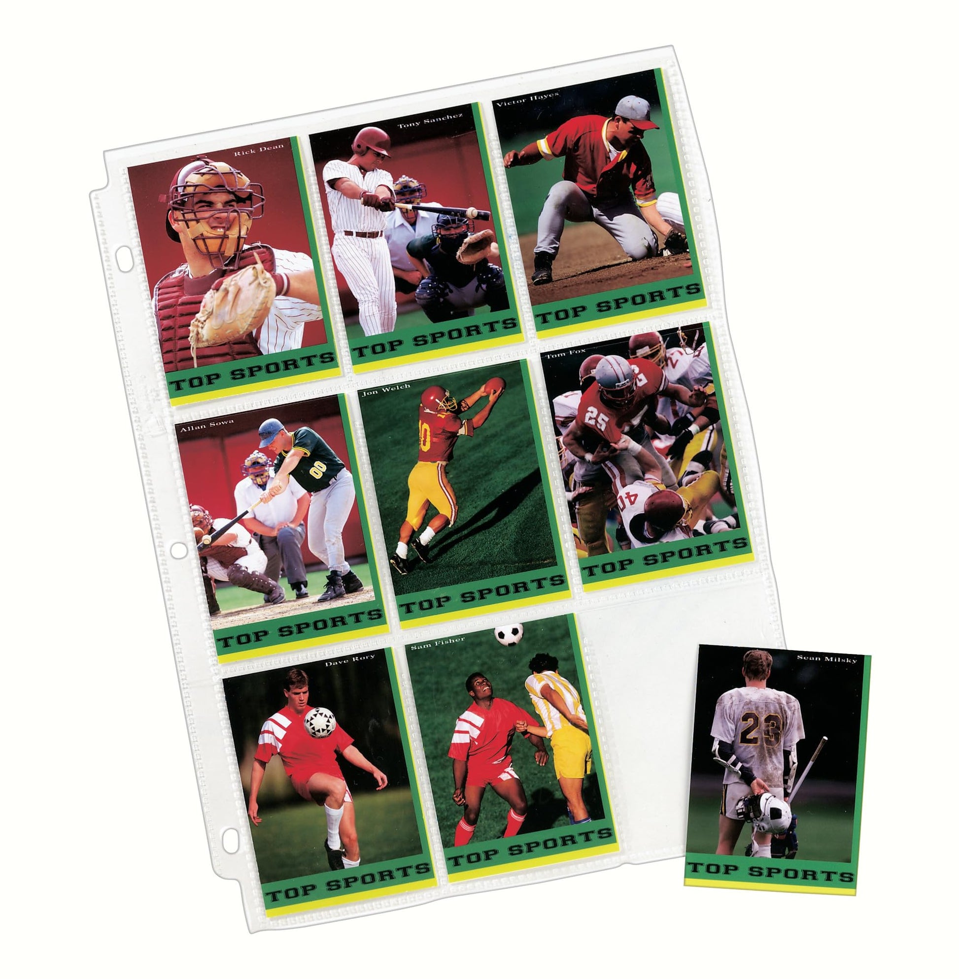 Avery 9 Pocket Trading Card Pages for 3 Ring Binder, Pokemon Cards, Pack of 10, Holds 90 Cards Total (76016)