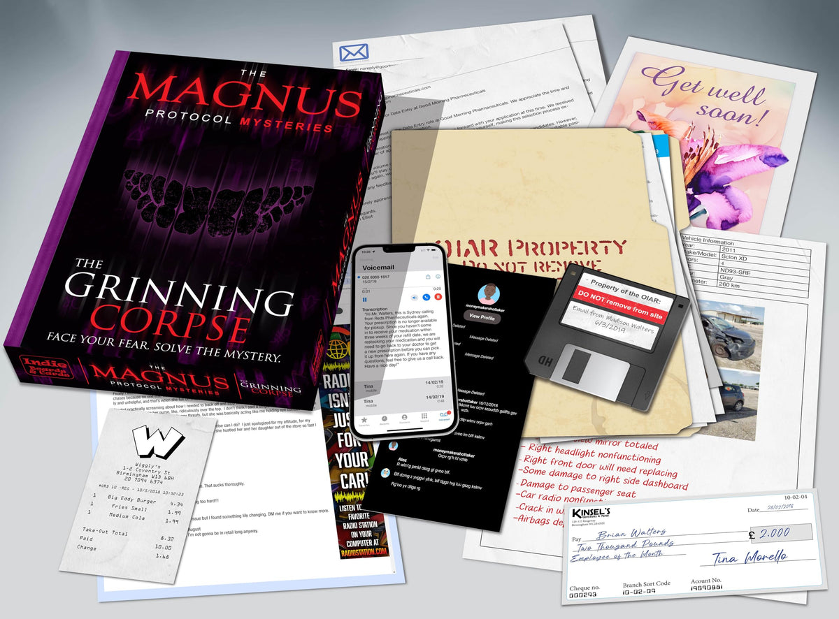 Indie Boards & Cards The Magnus Protocol Mysteries: The Grinning Corpse