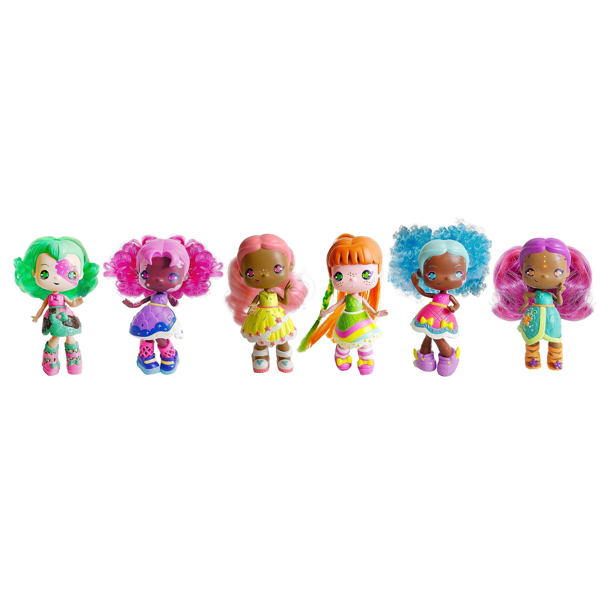 Sugar Surprise Collectible Dolls, 10 Surprise Pieces, Reusable Fluff & Mold Accessories, Sensory Play, Ages 3+