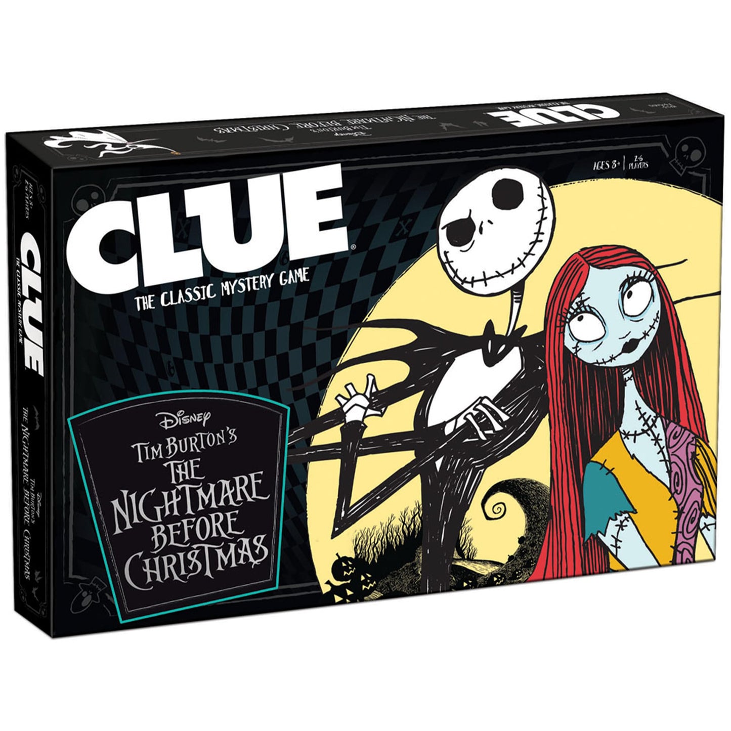 CLUE: Disney The Nightmare Before Christmas | Collectible Clue Game Based on Disney Classic Film | Officially-Licensed Game with Familiar Locations