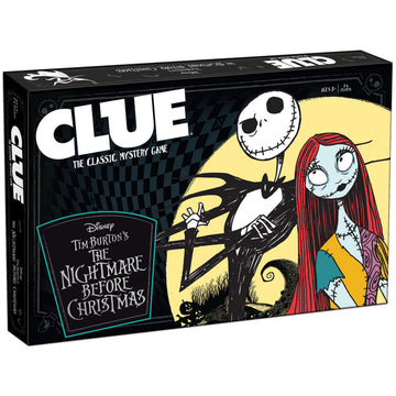 CLUE: Disney The Nightmare Before Christmas | Collectible Clue Game Based on Disney Classic Film | Officially-Licensed Game with Familiar Locations