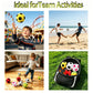 6 Pack Crochet Footbag for Adults, Handmade Knitted Footbags Sacks Foot Bag