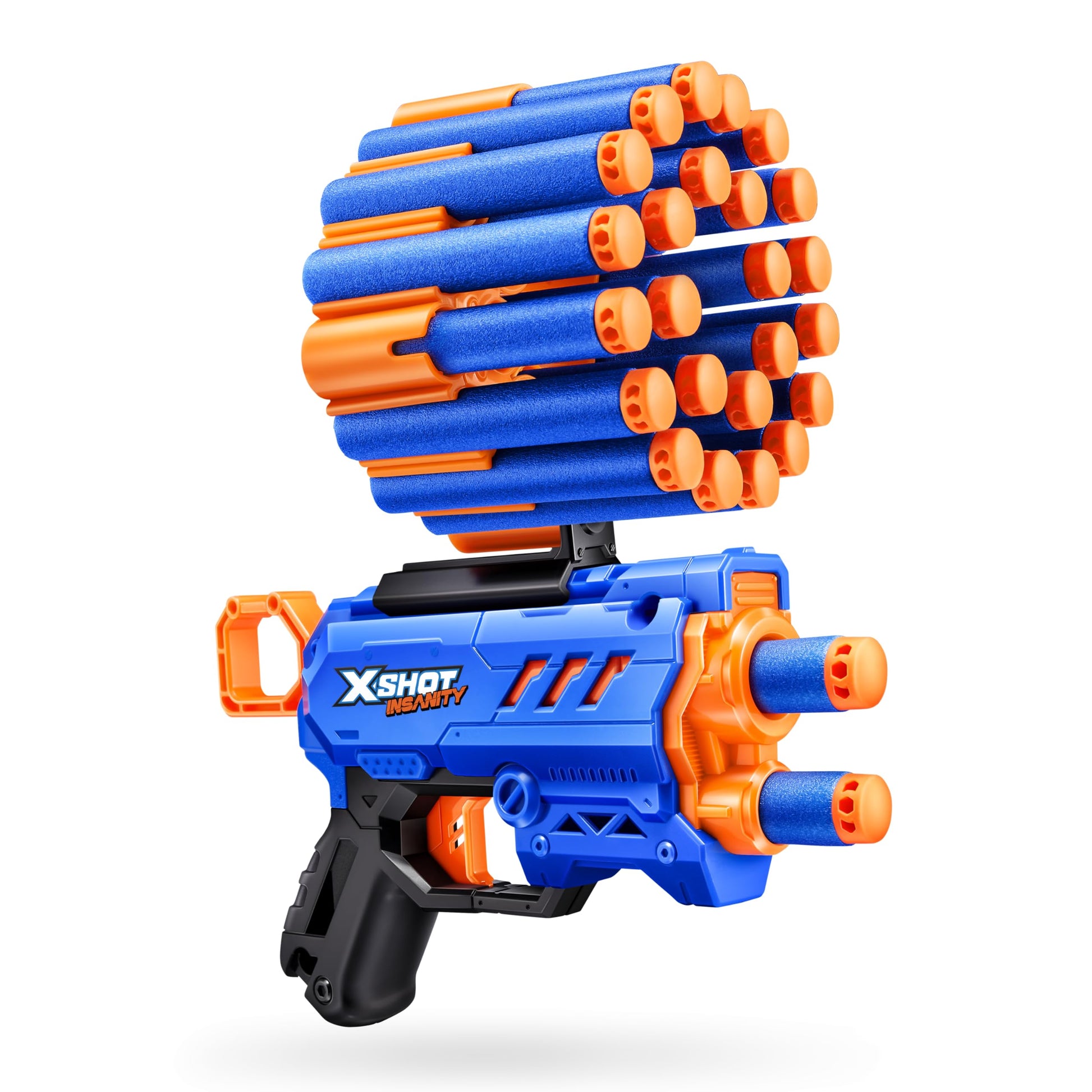 XSHOT Insanity Micro Blaster Dual Pack by ZURU with 48 Air Pocket Technology Foam Darts and Dart Storage, Outdoor Toy for Boys and Girls, Teens