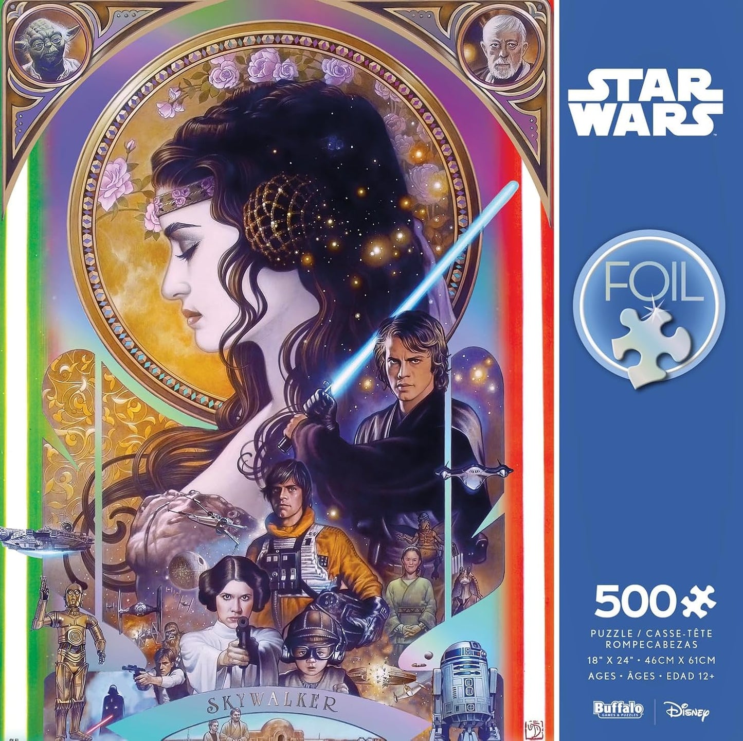 Buffalo Games - Star Wars - Skywalker - Foil Puzzle - 500 Piece Jigsaw Puzzle