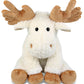 DolliBu Fancy Floppy Moose Stuffed Animal - Soft Huggable Moose Stuffed Toy, Adorable Playtime Wildlife Plush Toy, Cute Cuddle Gifts, Super Soft Plush