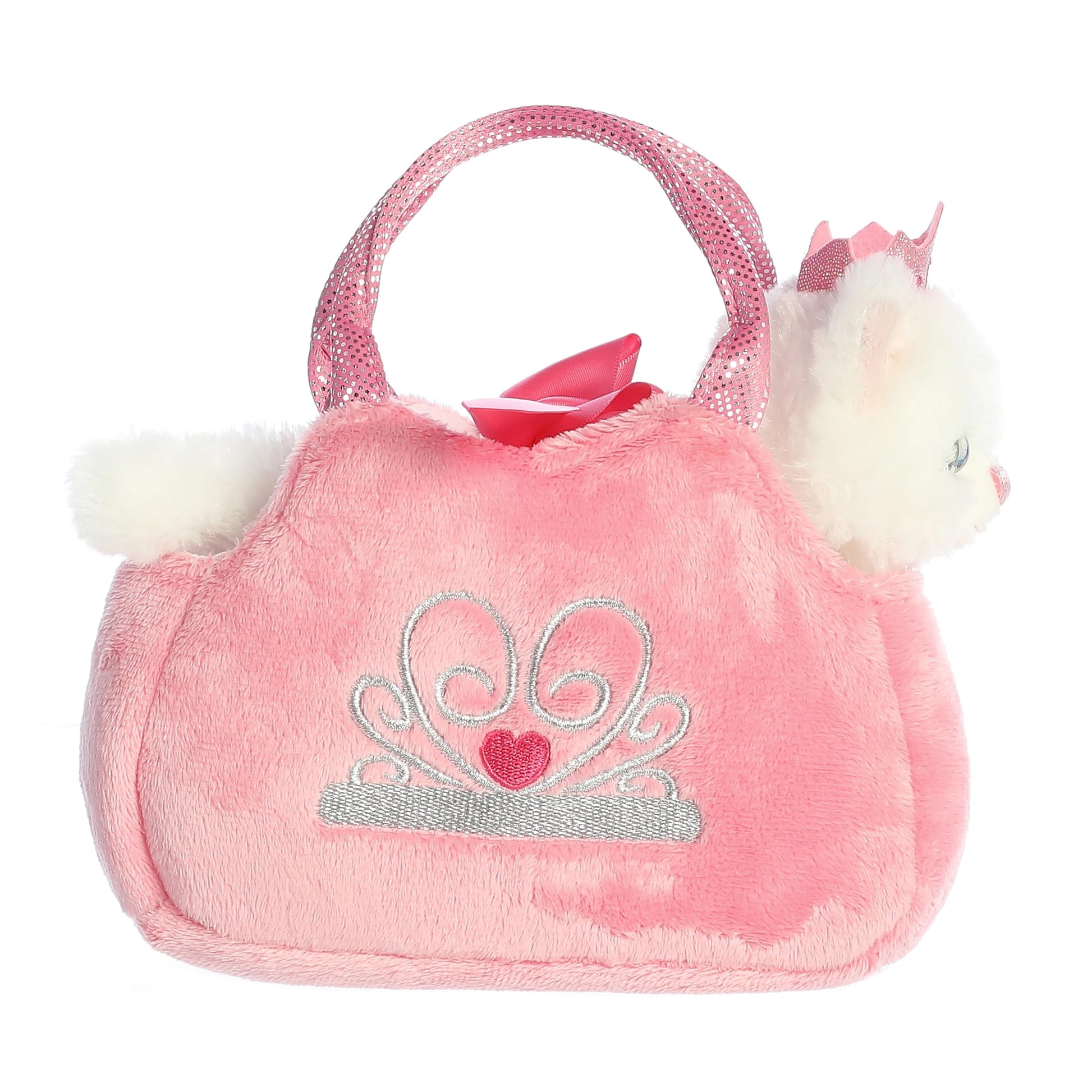 Aurora® Fashionable Fancy Pals™ Princess Kitten™ Stuffed Animal - Plush with Stylish Purse for Dress Up Fun - Perfect for Kids 3+ Years, Costumes,