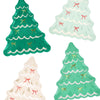 Meri Meri Christmas Paper Plates (Pack of 8), Disposable Plates for Party, Festive Shaped Christmas Party Dishes