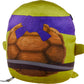 Mattel Teenage Mutant Ninja Turtles: Mutant Mayhem Cuutopia Plush Toy, 10-Inch Donatello Kawaii-Style Soft Figure, Orange Masked Mikey Collectible