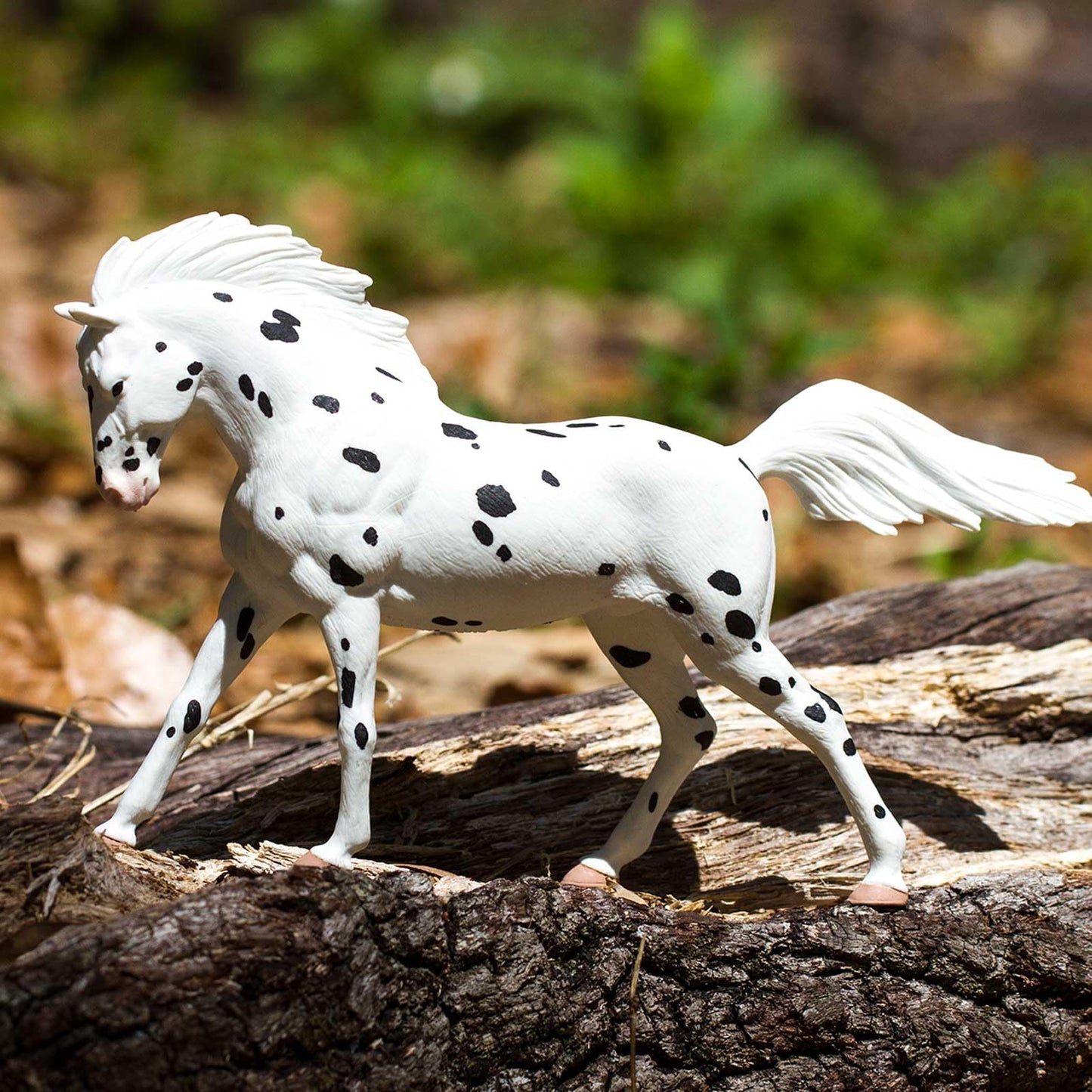 Safari Ltd. European Knabstrupper Horse Figurine - Realistic 7" Figure - Educational Toy for Boys, Girls, and Kids Ages 3+