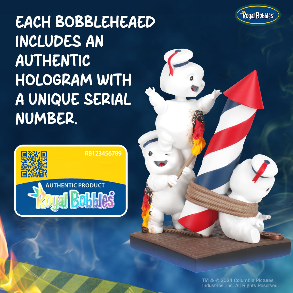 Royal Bobbles Ghostbusters: Afterlife Mini-Pufts Rocket Bobblescape - 6 Inches Tall - Collectible Bobblehead Statue