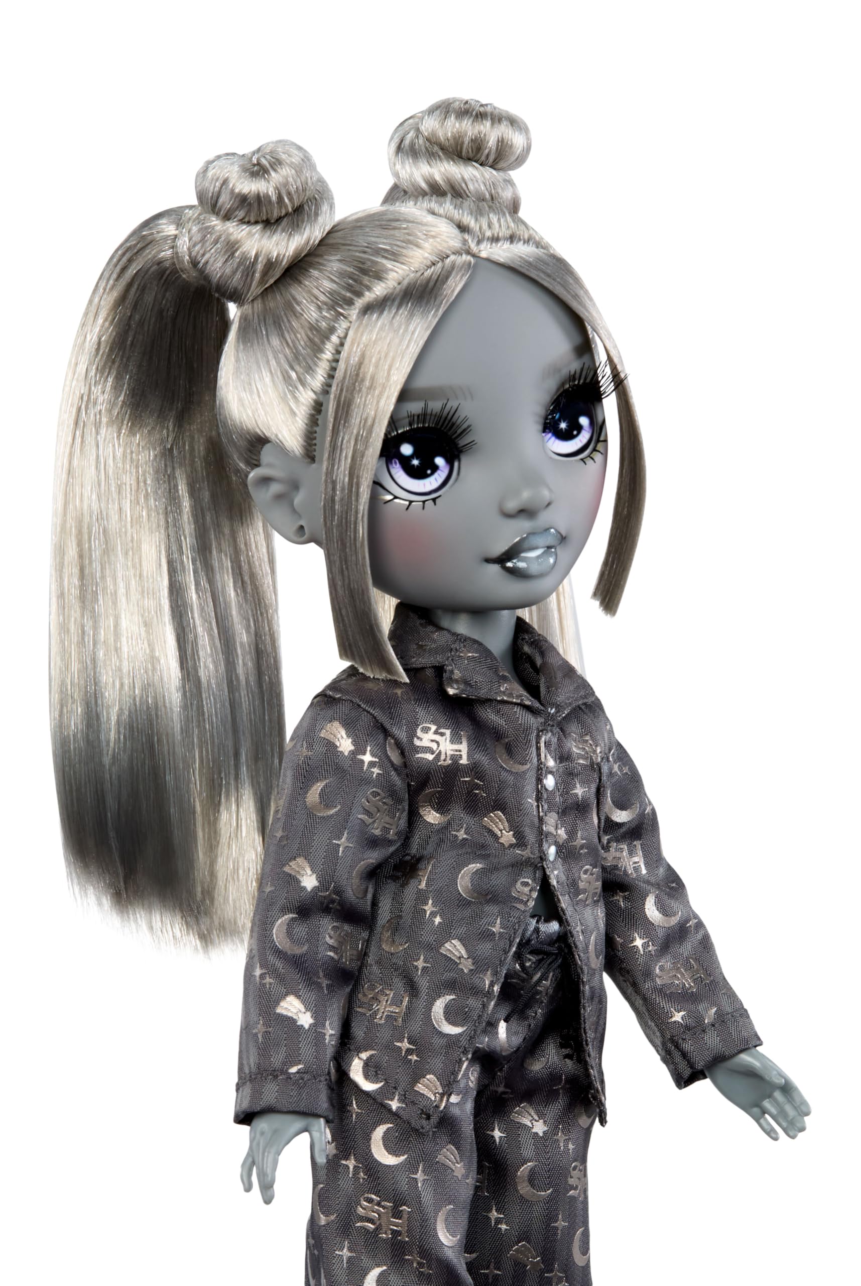 Rainbow High Shadow High Girl's Night Luna Madison - Grayscale 11" Fashion Doll. Grey Hair. Grey Outfit. Girl's Night Accessories and Comb.