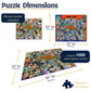 White Mountain 1000 Piece Jigsaw Puzzle Halloween Classics, Horror Stories