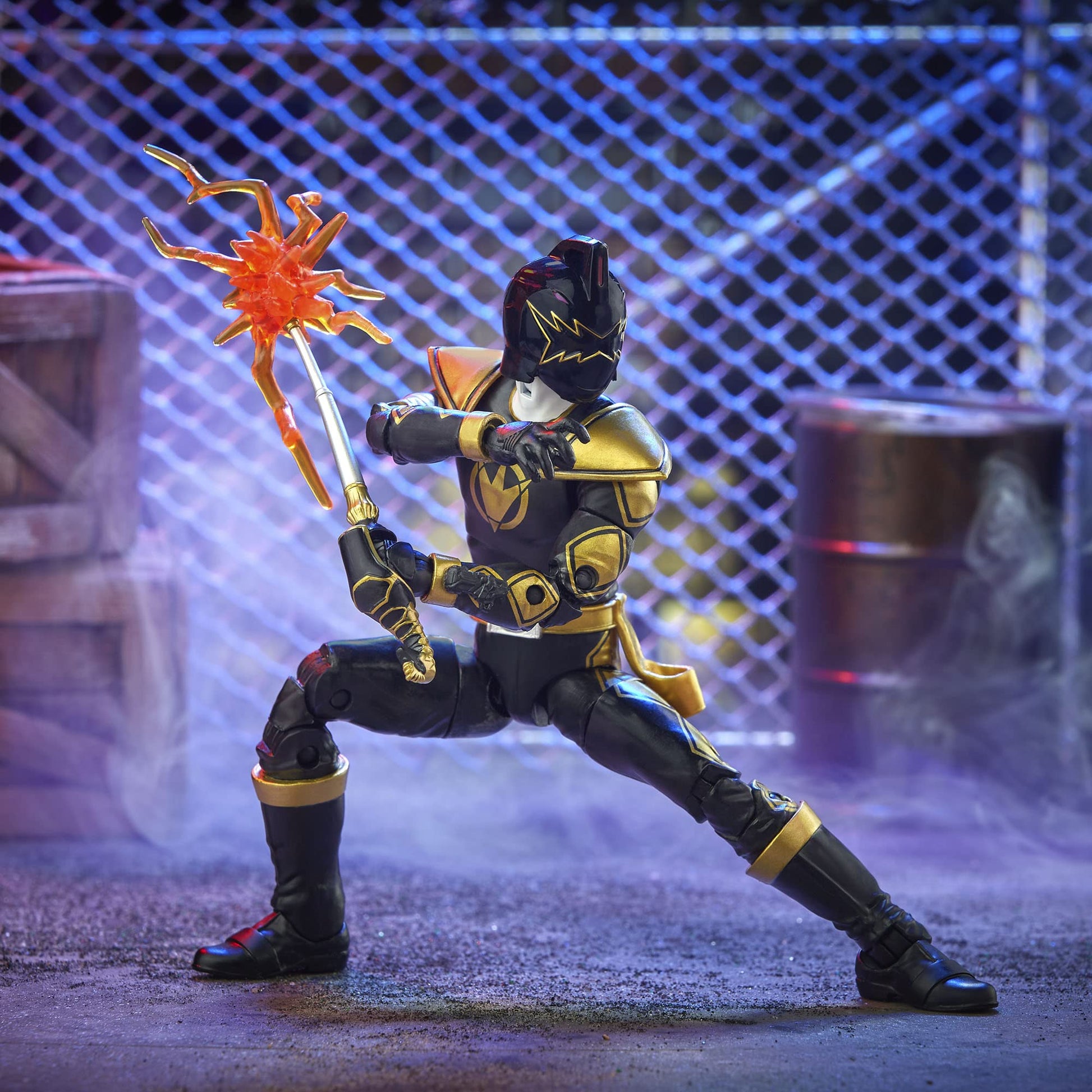 Power Rangers Lightning Collection Dino Thunder Black Ranger 6-Inch Premium Collectible Action Figure Toy with Accessories, Ages 4 and Up
