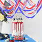 10 Rolls Patriotic Decorations Crepe Paper Streamers, 4th of July Streamers, 810-Feet Red White Blue Hanging Party Decoration, No Accidental Rips