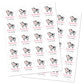 Cow Thank You Favor Stickers - 2"" Round - Set of 40