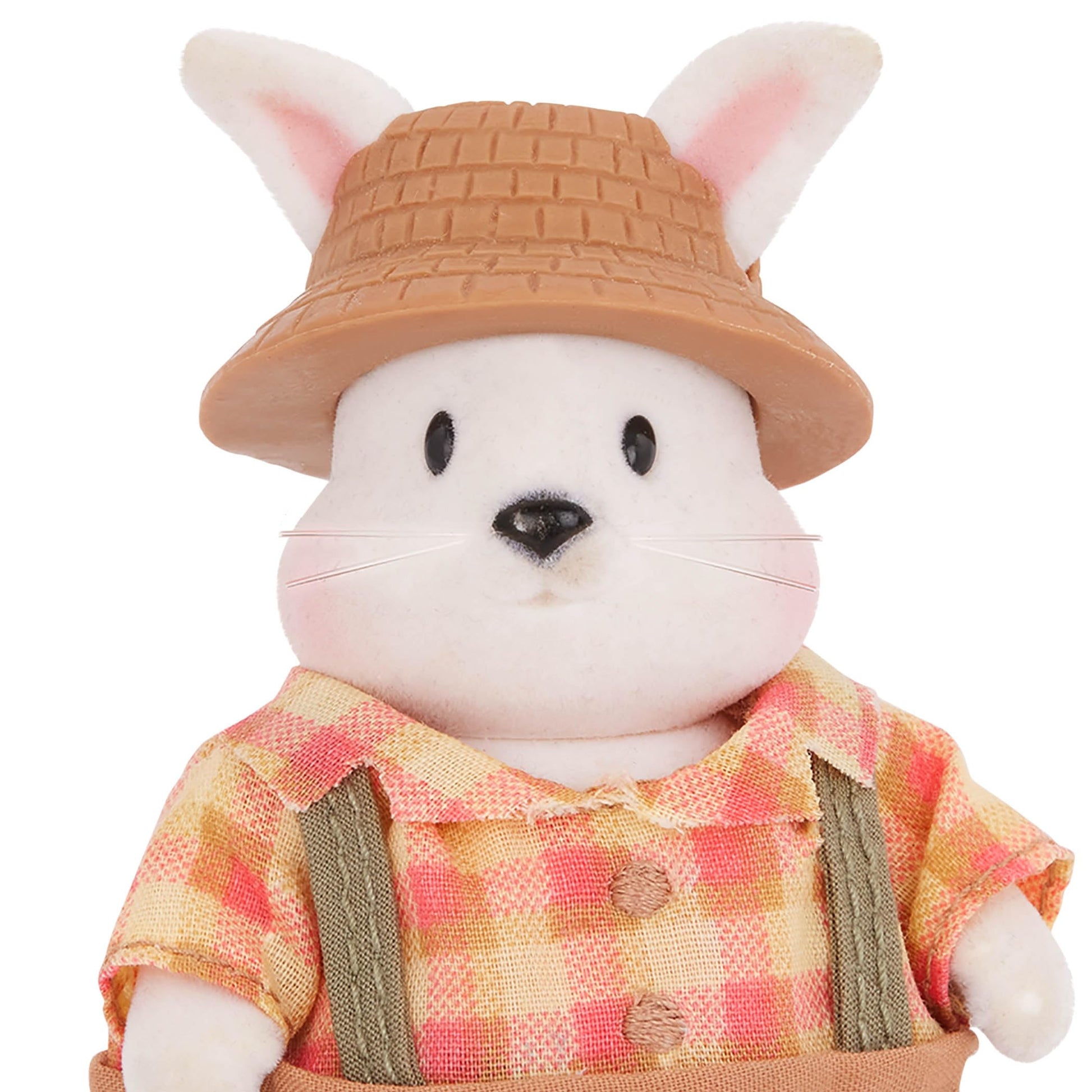 Li'l Woodzeez - Hoppingoods Rabbit Family - Set of 4 Collectible Posable Bunny Figures with Storybook - Pretend Play Doll Figures for Imaginative Play