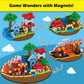 TENYEAH Magnetic Blocks Game - Build Mine Magnet Video Game World Adventure Set for Toddler, Super Bro Magnetic Set Elements Toys Gift for Boys