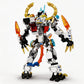 kececo Mech Building Blocks Action Figure Toys, 2in1 White Tiger Transforming Robot Building Set, Converts to Tiger Model, for Adults Kids Boys Ages