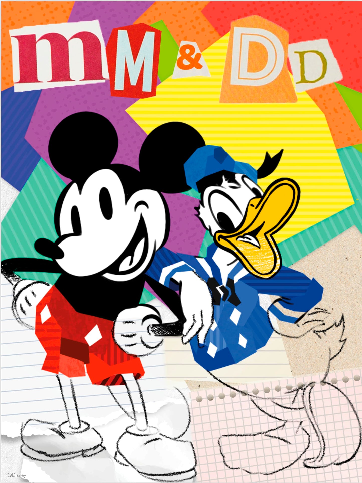 Ceaco - Disney Mickey and Donald Posters - 5 Pack, 300-750 Piece Puzzles