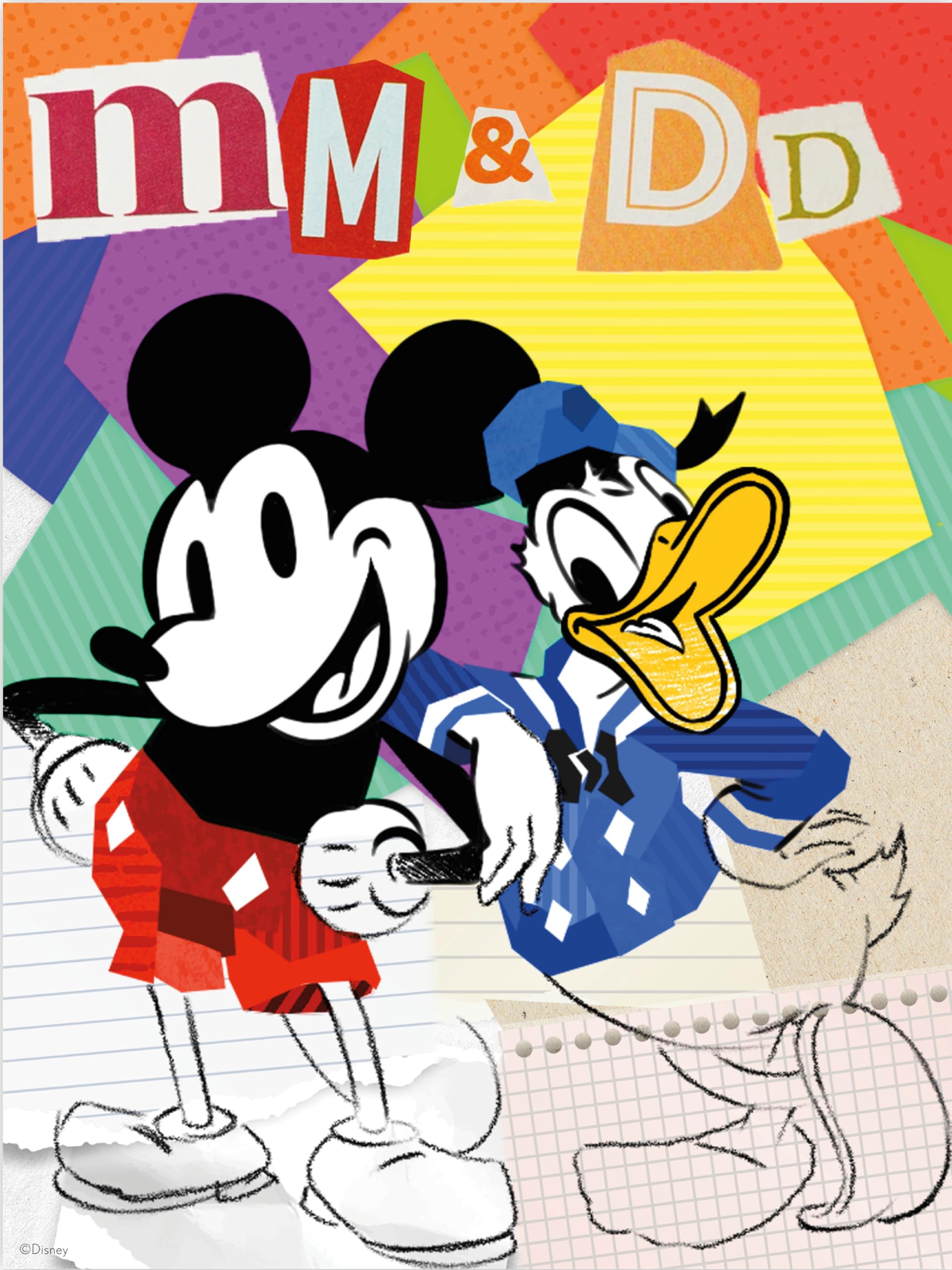 Ceaco - Disney Mickey and Donald Posters - 5 Pack, 300-750 Piece Puzzles