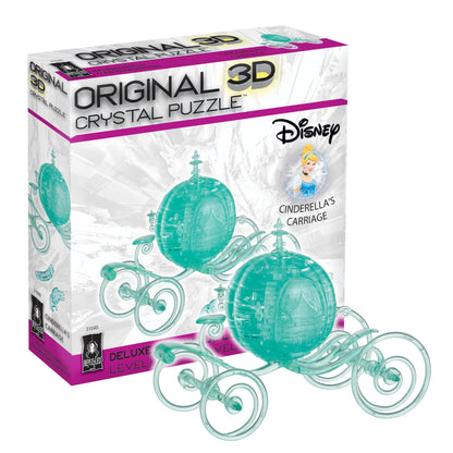 BePuzzled | Disney Cinderella's Carriage Deluxe Original 3D Crystal Puzzle, Ages 12 and Up